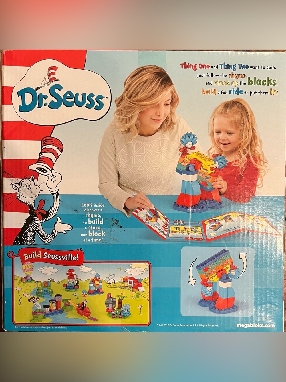 Dr. Seuss Mega Bloks Thing 1 & Thing 2 Tricks Building Set 29 Pieces - Picture 5 of 5